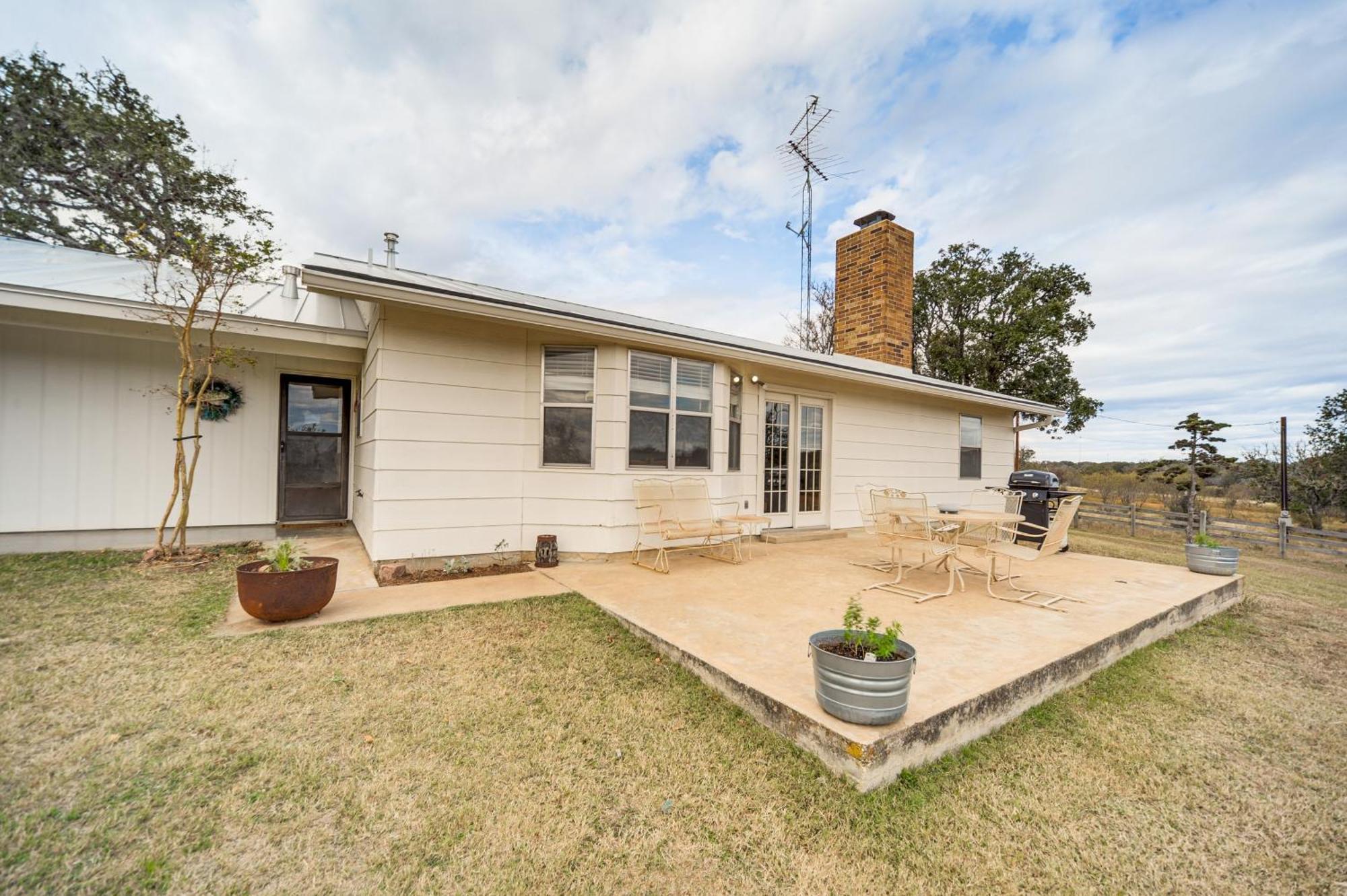 Historic Hoffmann Ranch Haus Near Wineries! Vila Fredericksburg Exterior foto